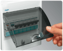 White (opaque) or transparent door styles White (opaque) or transparent door styles