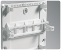 Five separate mounting holes Five separate mounting holes
